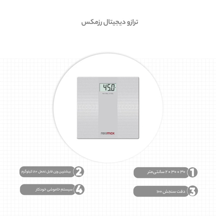 ترازو دیجیتال رزمکس مدل WB101