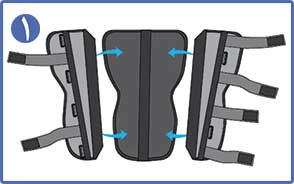 بیحرکت کننده زانو با پد کشکک CURED