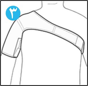 شانه بند قابل تنظیم نئوپرنی CURED