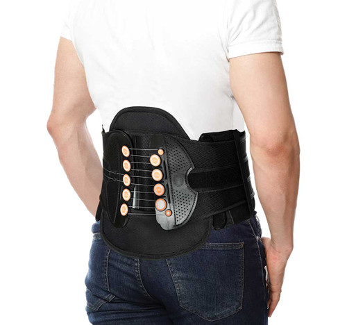 کمربند اکسپرت لومبوساکرال سخت با فشار قابل تنظیم قرقره ای 1:6 CURED 23/30cm