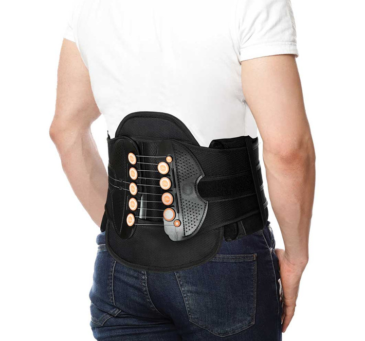 کمربند اکسپرت لومبوساکرال سخت با فشار قابل تنظیم قرقره ای 1:6 CURED 23/30cm
