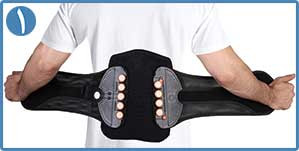 کمربند اکسپرت لومبوساکرال سخت با فشار قابل تنظیم قرقره ای 1:6 CURED 23/30cm