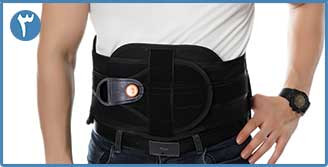 کمربند اکسپرت لومبوساکرال سخت با فشار قابل تنظیم قرقره ای 1:6 CURED 23/30cm