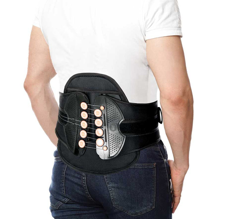 کمربند پروفشنال لومبوساکرال 23/30با فشار قابل تنظیم قرقره ای 1:6 CURED