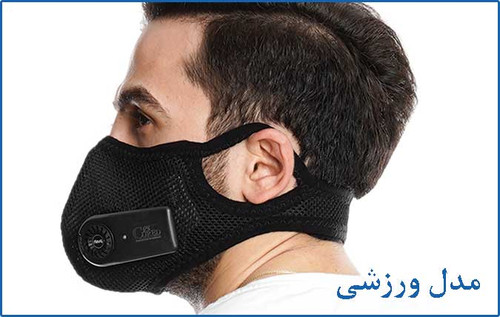 ماسک الکترونیکی فن دار N95 CURED