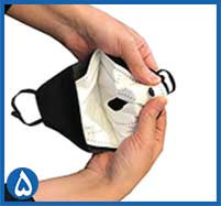 ماسک الکترونیکی فن دار N95 CURED