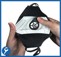 ماسک الکترونیکی فن دار N95 CURED