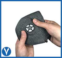 ماسک الکترونیکی فن دار N95 CURED